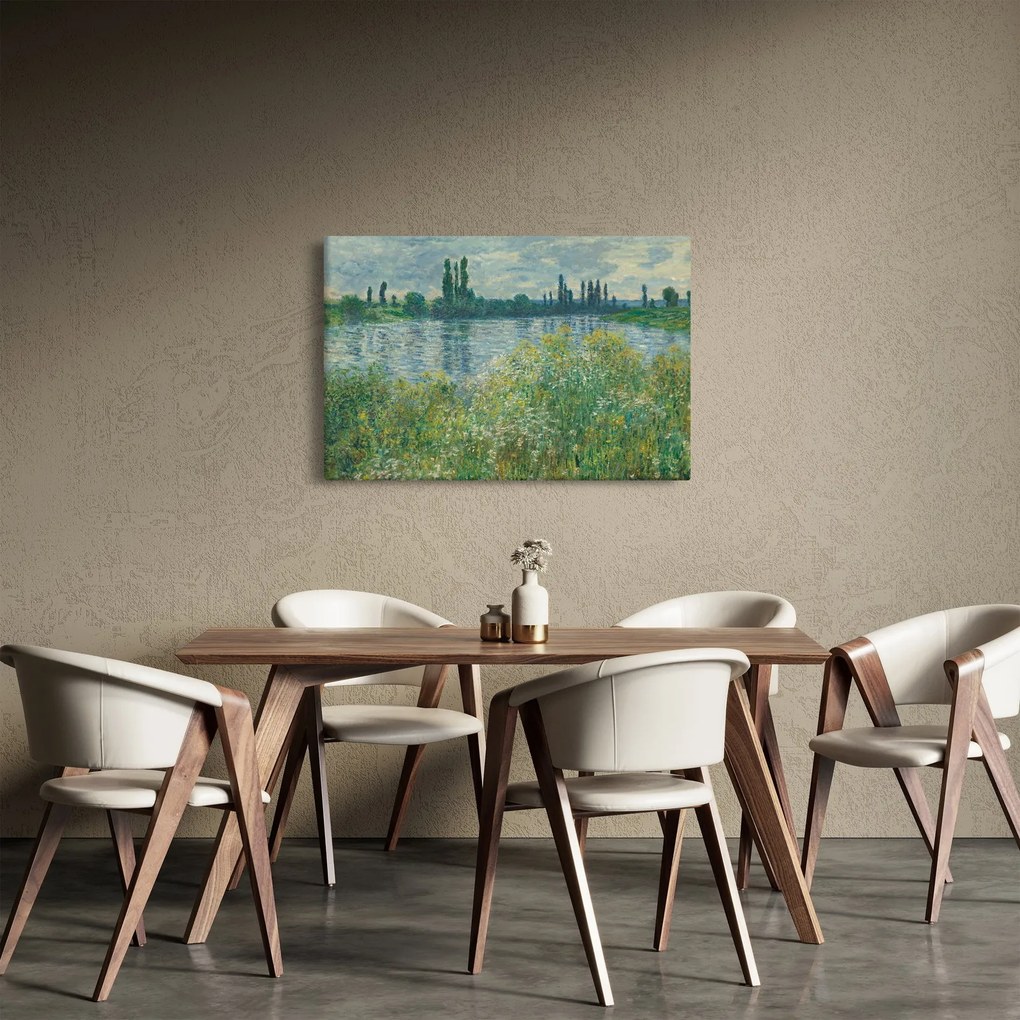 Kép - Claude Monet, Banks of the Seine, reprodukciók (90x60 cm)