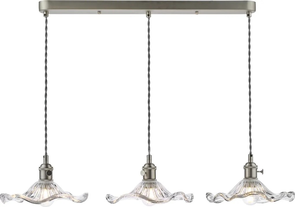 Dar Lighting modern függeszték hadano antik króm darhad3661-12