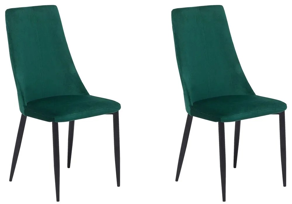 Étkezőszék szett 2 db Clenot (smaragdzöld). 1009930