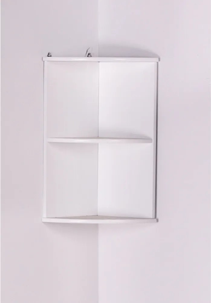 Fali sarokszekrény, fehér, ATENE TYP 4