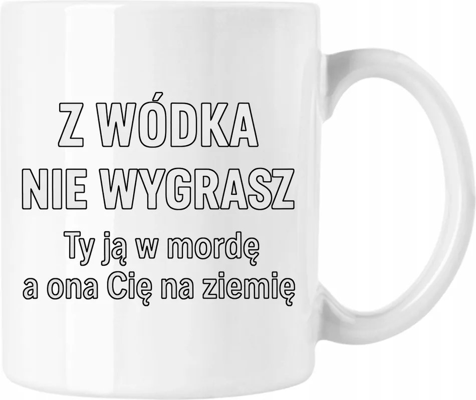 Bögre vodka ivókúra mém vicces fehér 330ml