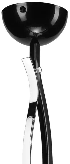 Csillár rúdon PAULA 5xE27/60W/230V fekete