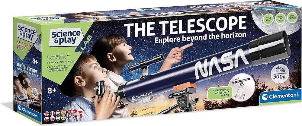NASA teleszkóp szett Science & Play Clementoni