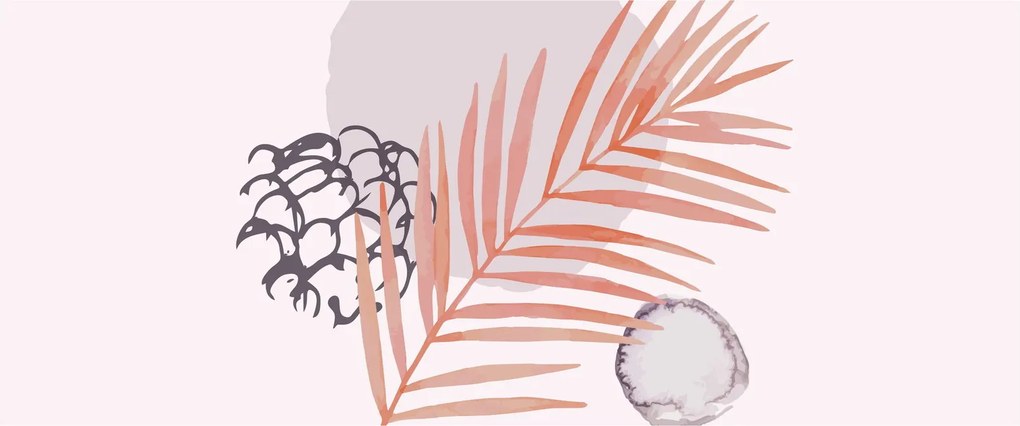 Kép - Lila minimalizmus N⁰3 (120x50 cm)