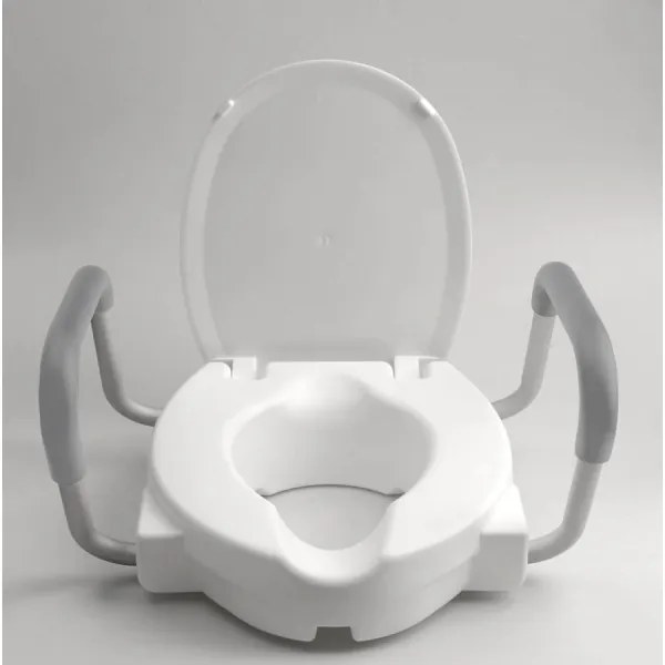 Ridder - Emelt WC-ülőke kapaszkodóval, fehér