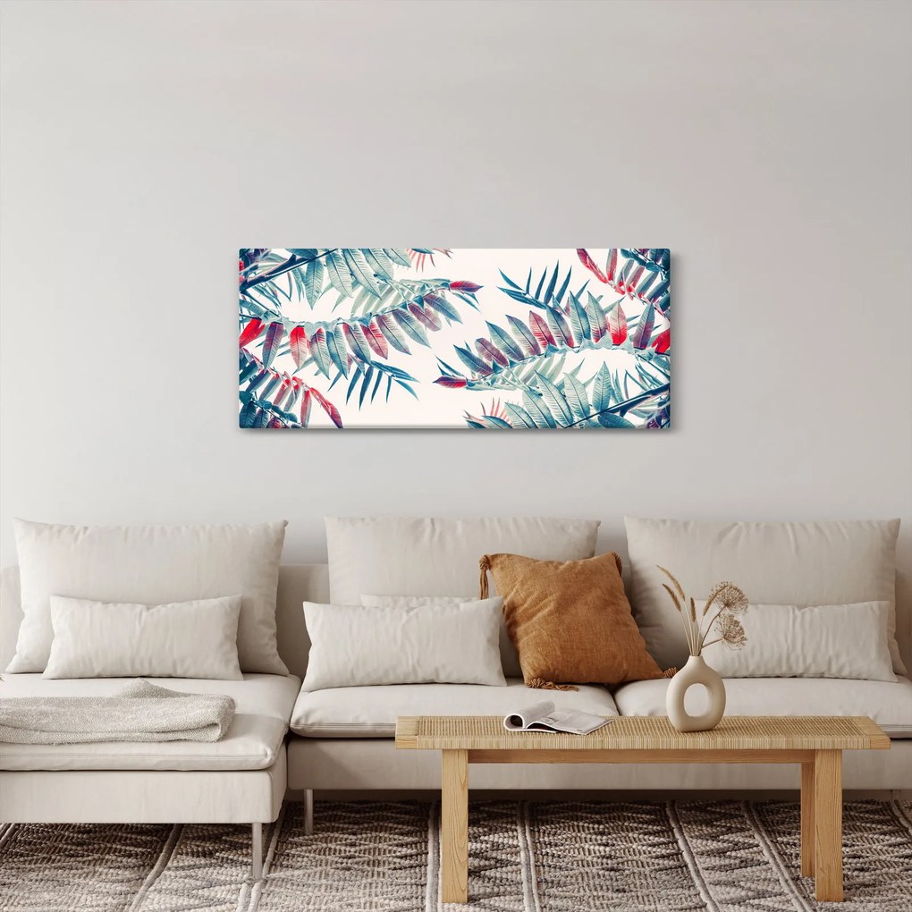 Kép - Trópusi levelek (120x50 cm)