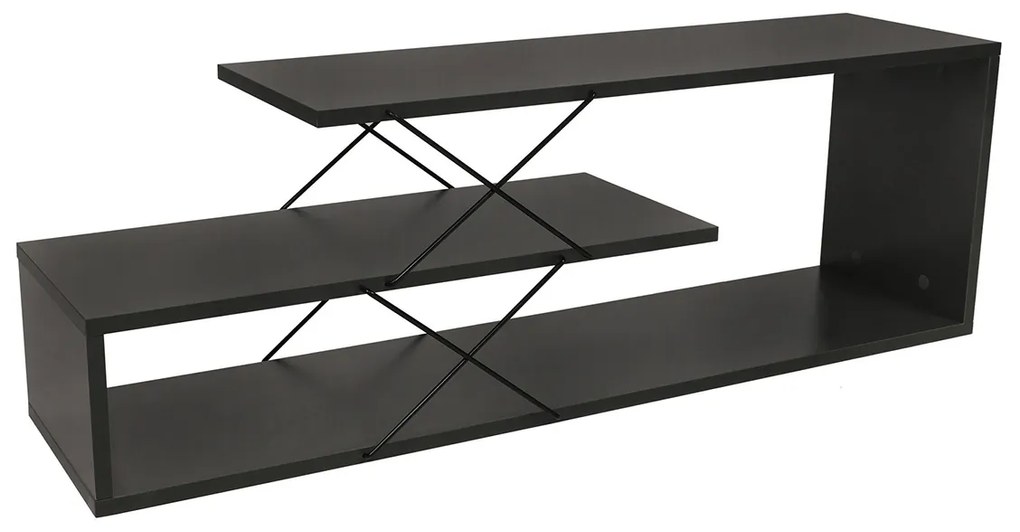 TV asztal Zigzag antracit