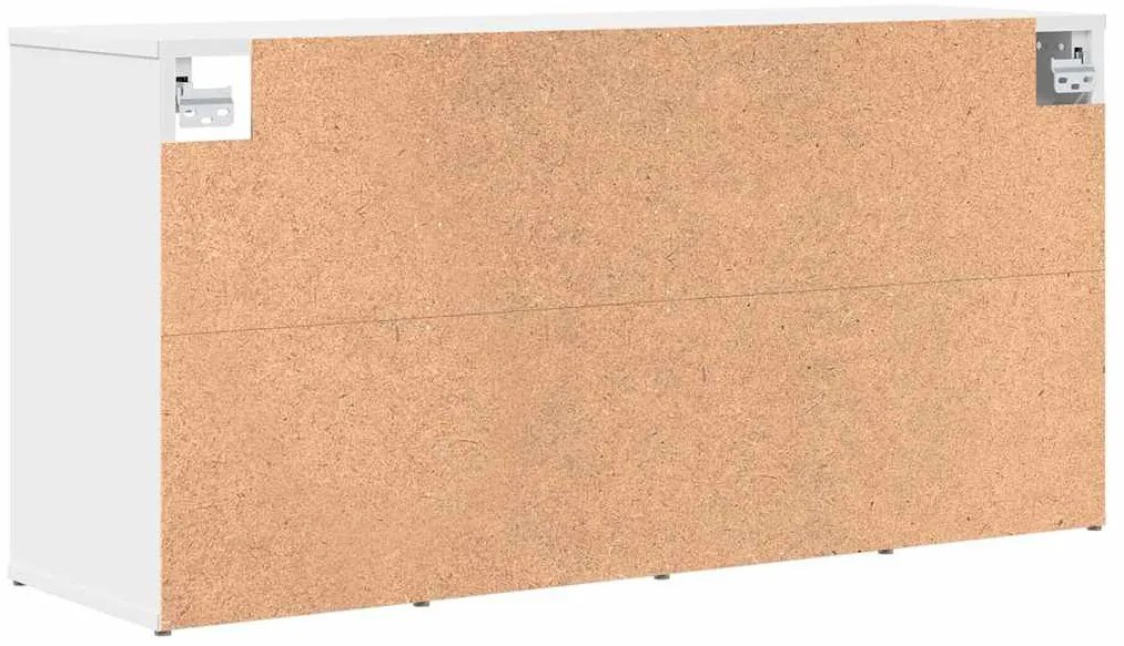 Cipősszekrény polcokkal Fehér 103 x 30 x 51 cm Faanyag