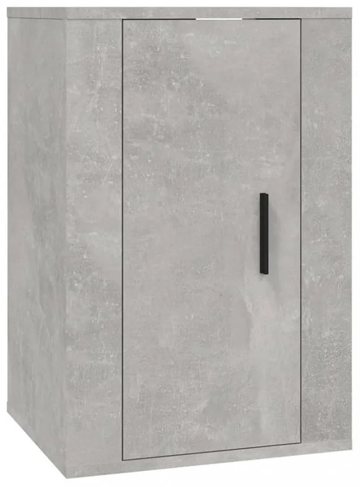 betonszürke fali TV-szekrény 40x34,5x60 cm