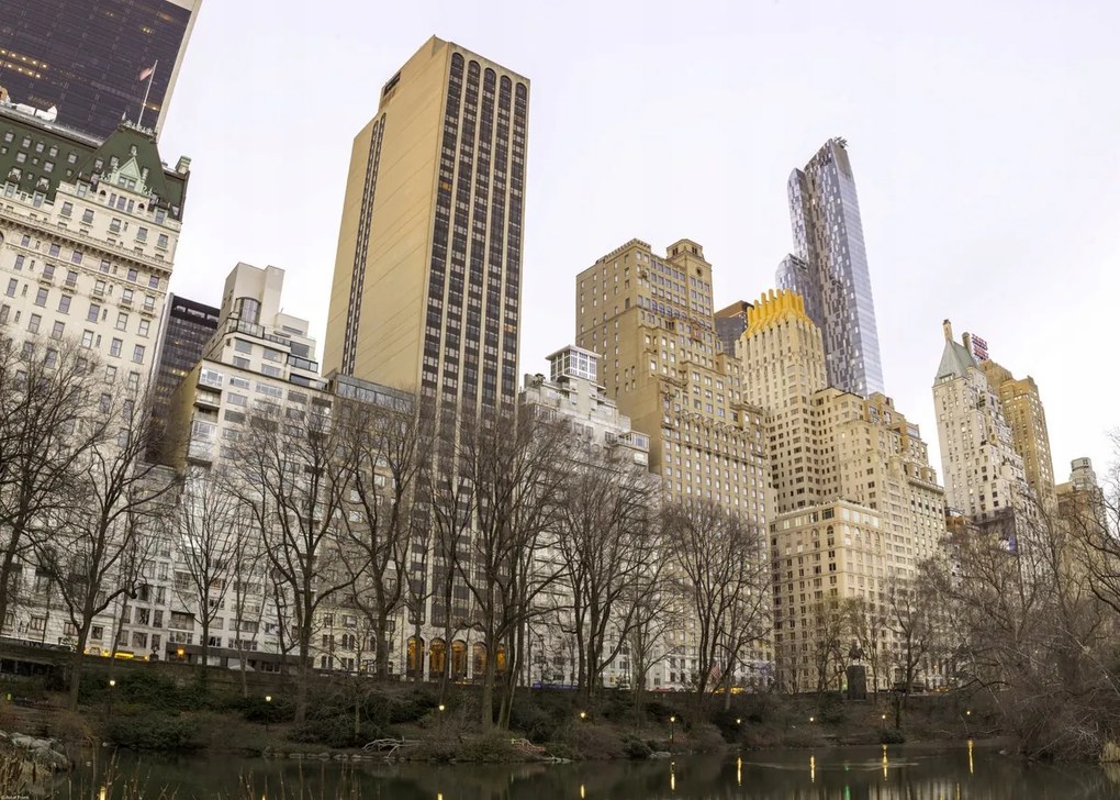 Poszter 70x50cm Központi park Manhattan panorámával 3, Assaf Frank