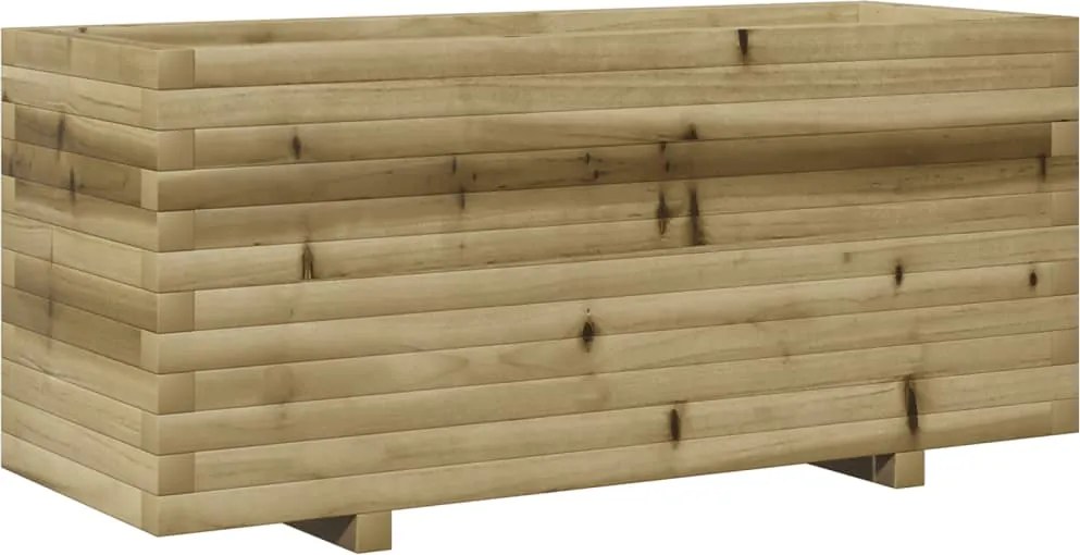 vidaXL impregnált fenyőfa kerti virágláda 110 x 40 x 49,5 cm