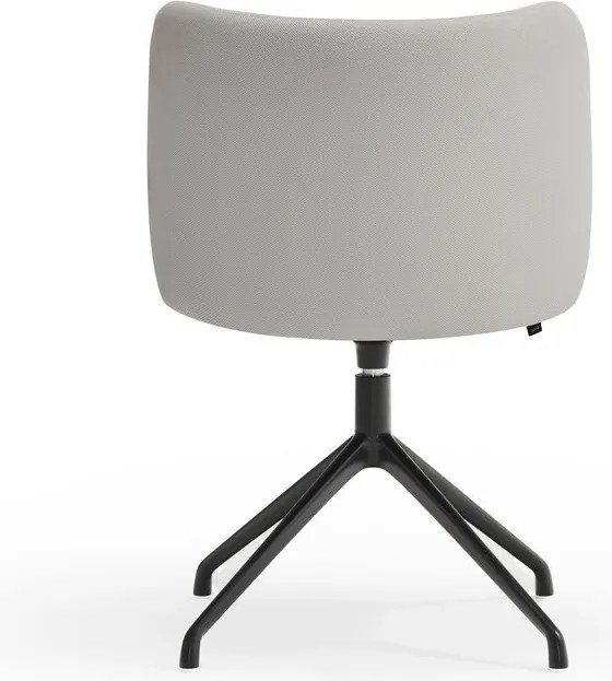 Világosszürke kárpitozott étkezőfotel Mogi – Teulat