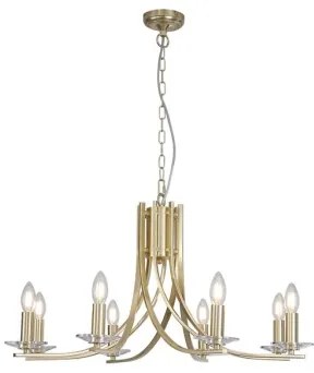 Searchlight 4168-8SB - Láncos csillár ASCONA 8xE14/60W/230V