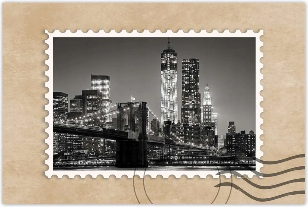 Poszterek 120x80 New York Manhattan híd