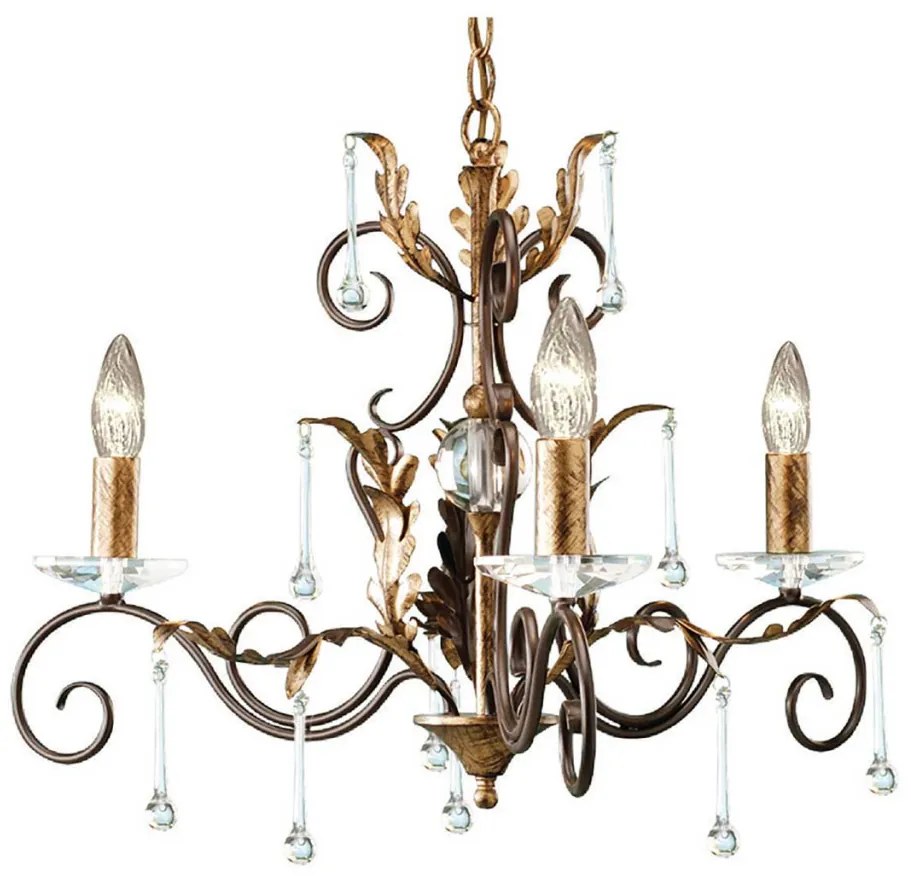 Elstead Lighting AMARILLI AML3-BRONZE Csillár 3x60W/E14