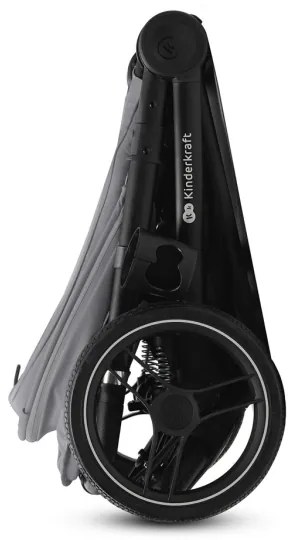 KINDERKRAFT - Kombinált babakocsi 2in1 NEA 2 Platinum szürke