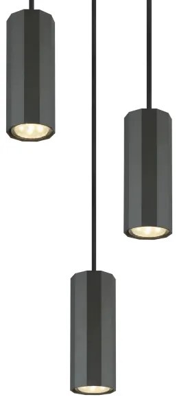 Globo 57918-3H - Csillár zsinóron JAMES 3xGU10/25W/230V