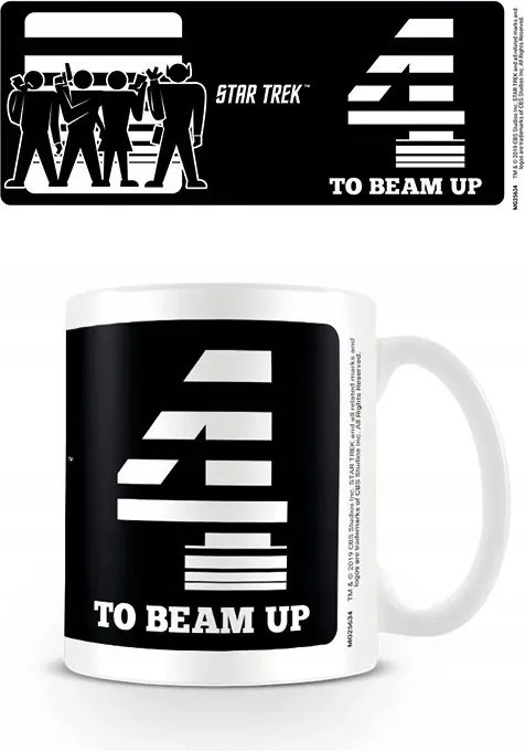 Star Trek bögre Négyen a sugárzásért