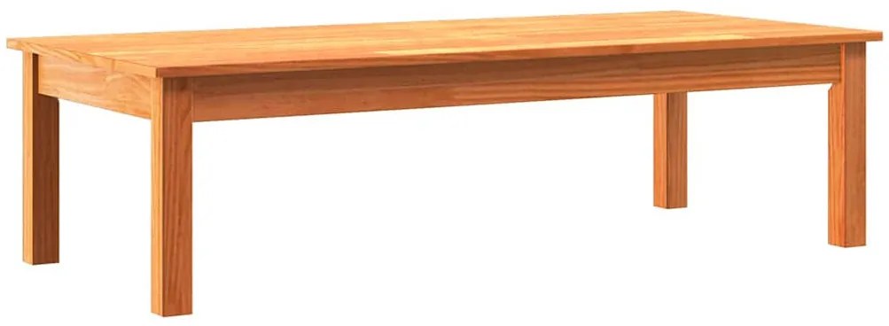 vidaXL Dohányzóasztal Max Barna 110 x 50 x 30 cm Tömör fenyőfa