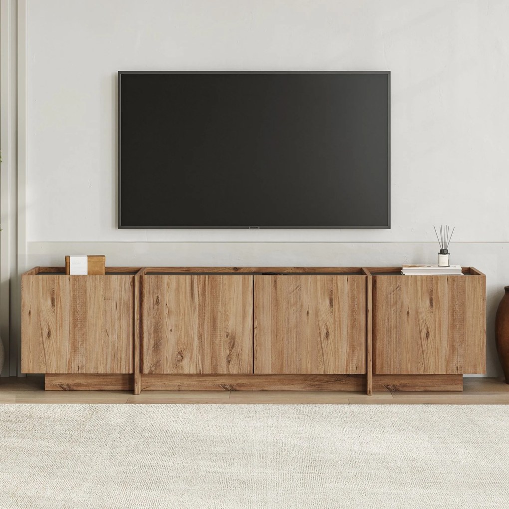 Lowen TV Állvány – Atlantic Pine & Antracit