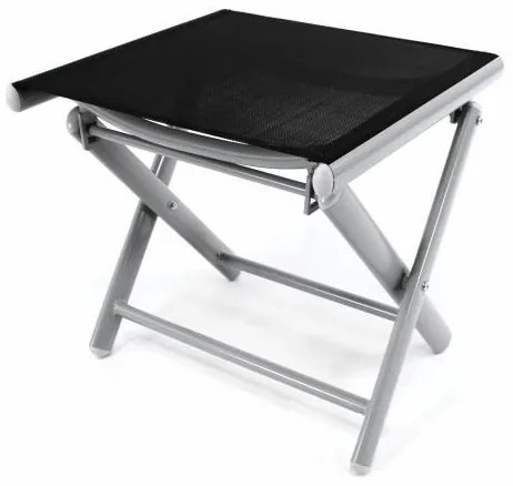 Kerti szék sámli GARTHEN - fekete