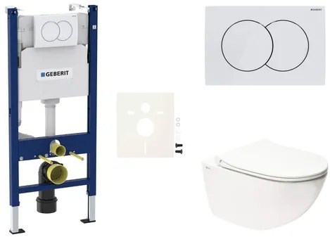 Fali WC szett Geberit előtétfalas szereléshez + SAT Infinitio WC SIKOGESINFD01