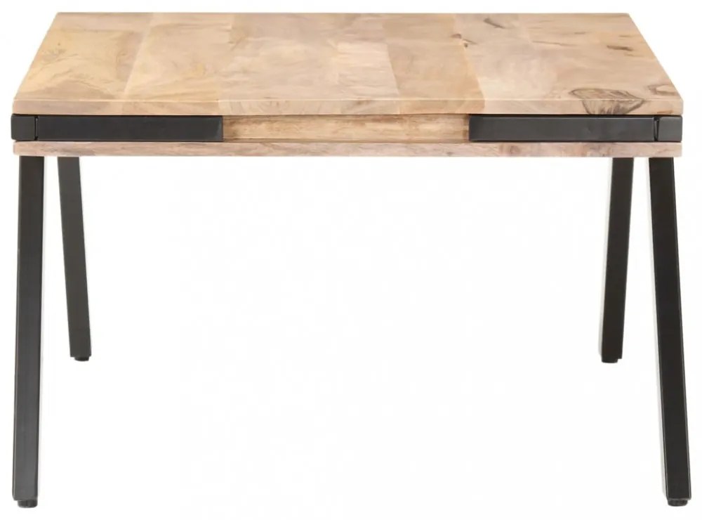 vidaXL tömör mangófa dohányzóasztal 114 x 65 x 40 cm