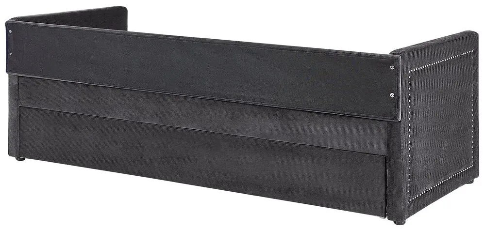 Egyszemélyes ágy 200 x 90 cm Vitto (bézs) (ágyráccsal és tárolóhellyel). 1081412
