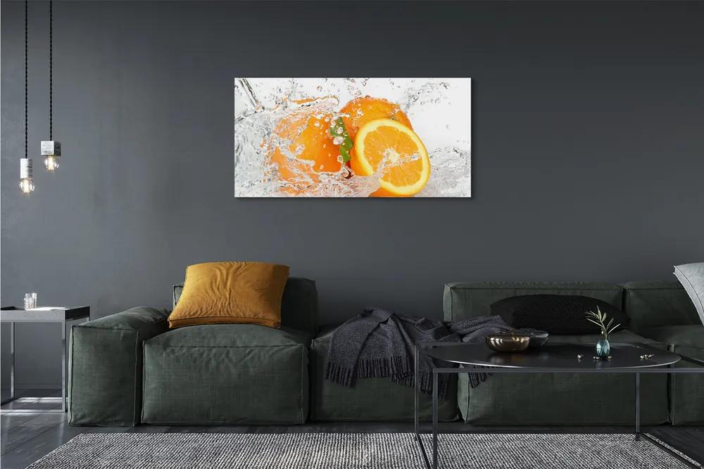 Canvas képek Narancs vízben 120x60 cm
