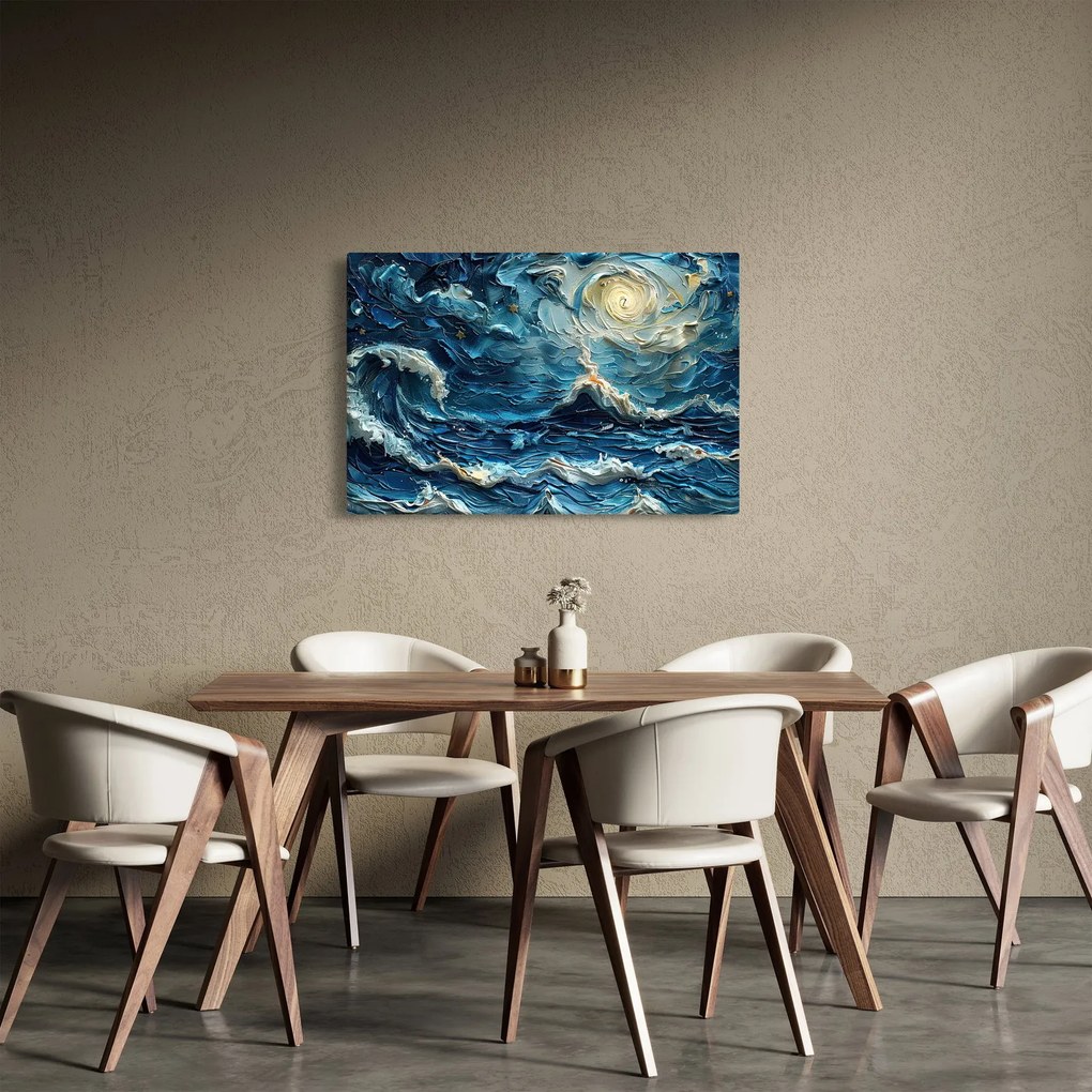Kép - Az ég és a tenger festése (90x60 cm)