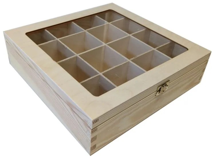 Gaboni Zárható fadoboz 30 x 8 x 29 cm