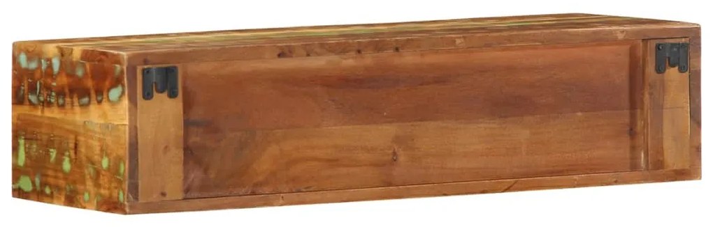 tömör újrahasznosított falra szerelhető TV-szekrény 80x30x19 cm
