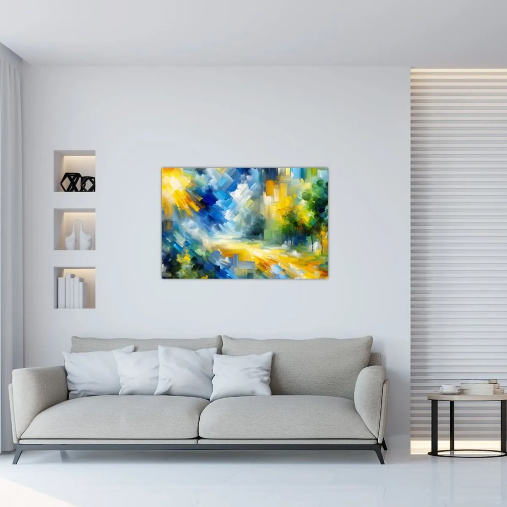 Kép - Absztrakt napos nap (90x60 cm)