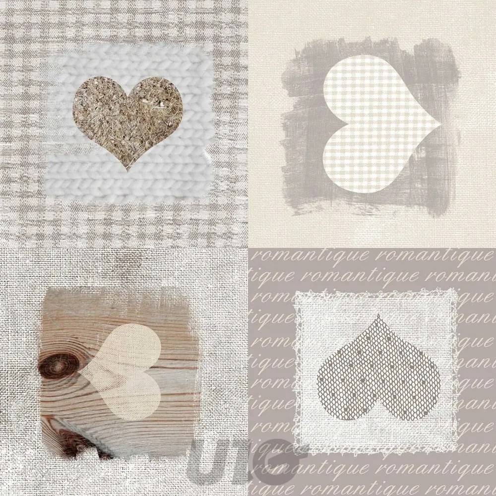 Lemosható asztalterítő 140x300 cm Cozy coeur – douceur d'intérieur