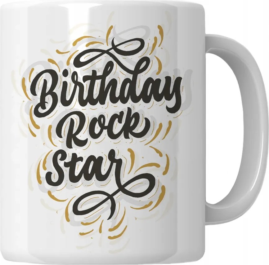 Birthday Rockstar bögre Születésnapi ajándék 18-99