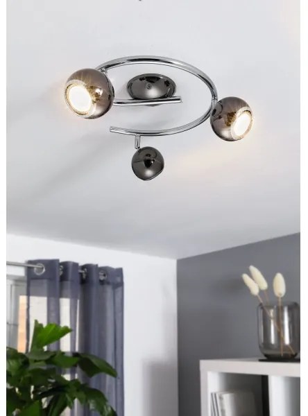 EGLO 31007 - BIMEDA LED-es spotlámpa 3xGU10/3W LED