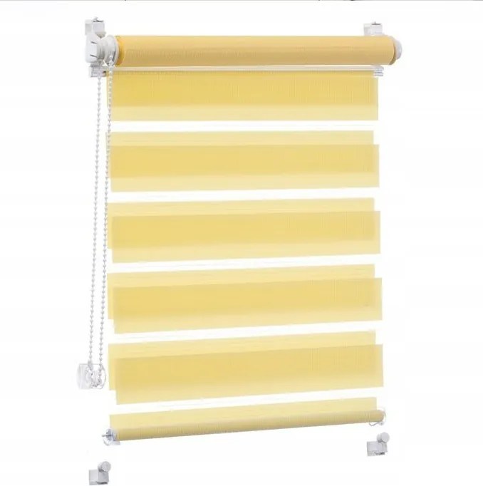 Redőny Sárga Arany Éjjel-nappal Redőny 25 x 100 cm