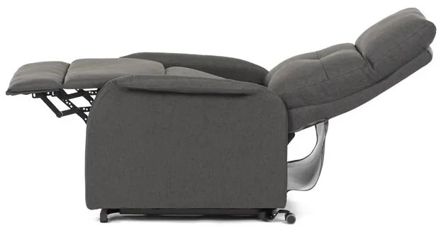 Elektromos vezérlésű szürke szövet dönthető fotel. TV-5482 GREY2