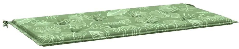 levélmintás oxford szövet kerti padpárna 100x50x4 cm