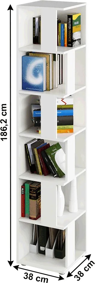 Sarok polc, fehér, KORIND