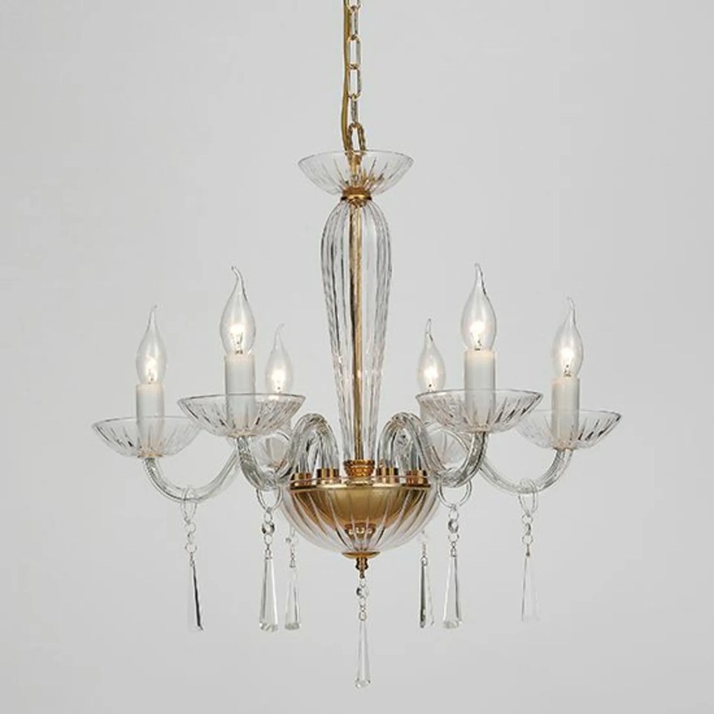 Aca Lighting kristály függeszték BLK80286PCG