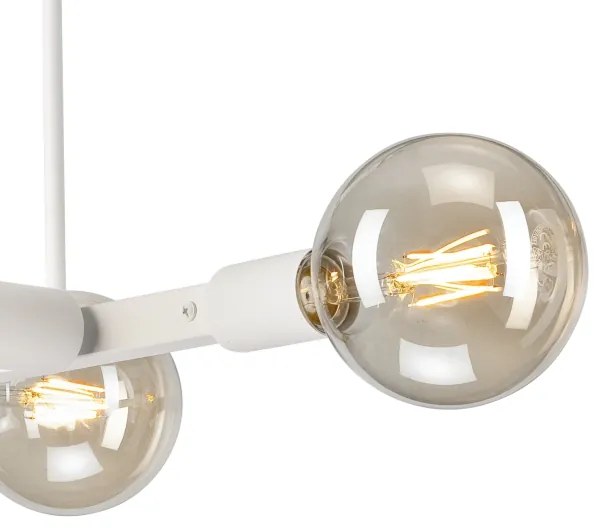 Csillár rúdon ASTRID 4xE27/60W/230V fehér