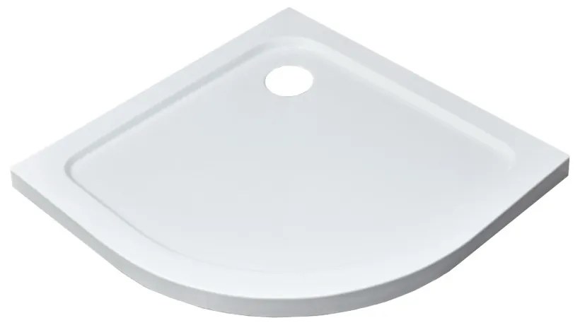 Modena Slim íves alacsony akril zuhanytálca 80x80 cm