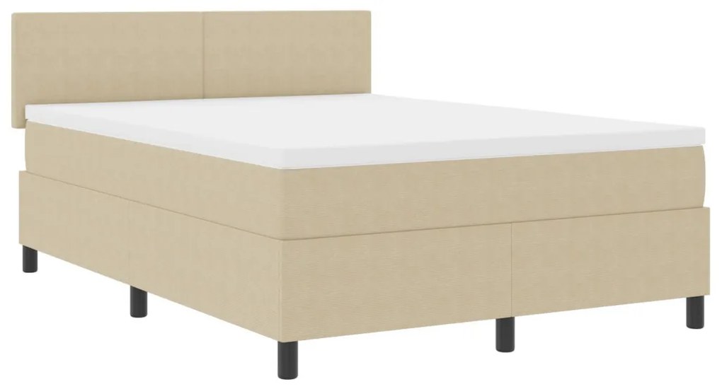 Boxspring Ágy matraccal és LED világítással Zöld Szürke 140x200 cm Bársony Szövet