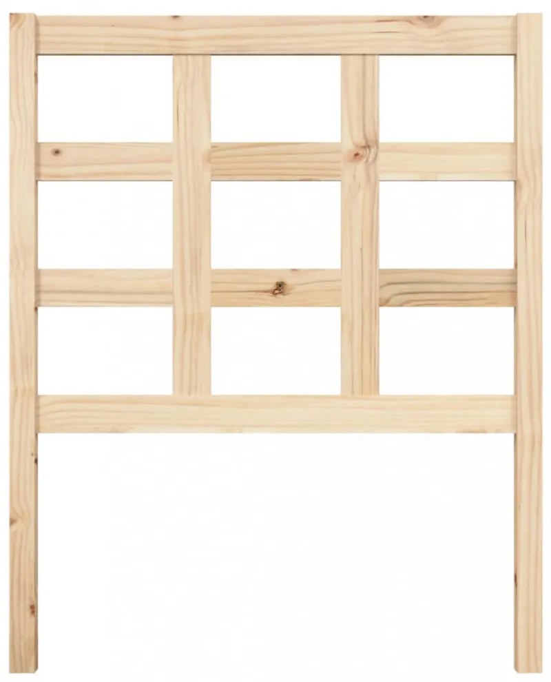 tömör fenyőfa ágyfejtámla 80,5 x 4 x 100 cm