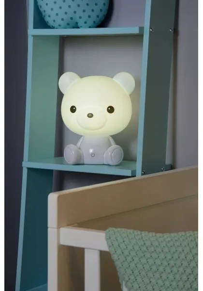 Lucide 71590/03/31 - LED Gyerek éjjeli lámpa DODO LED/3W/230V medve fehér