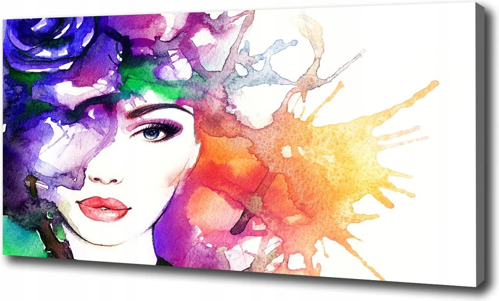 Vászonkép Női portré 100x70 cm