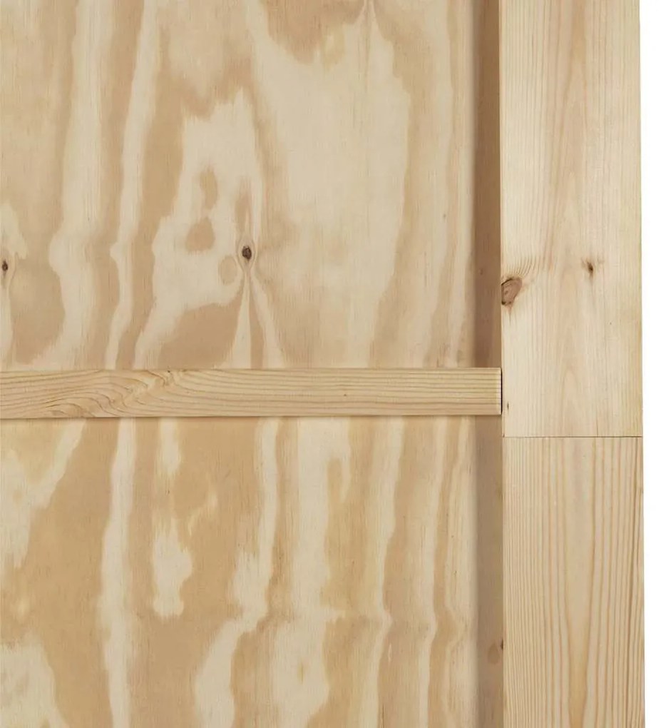 Tolóajtó Szett ORKDAL Természetes és fehér 83 x 232 cm