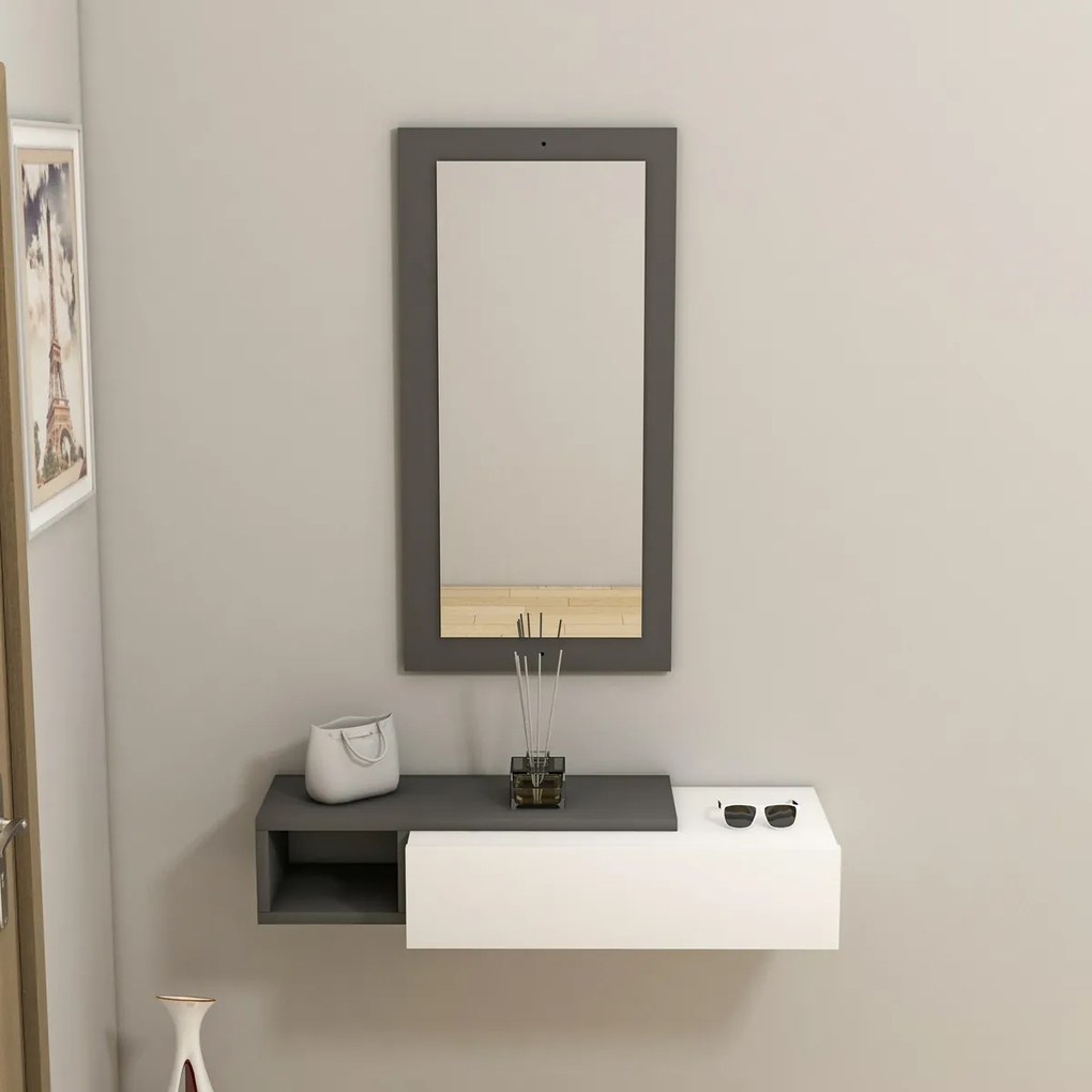 Vien Anthracite dekor polc