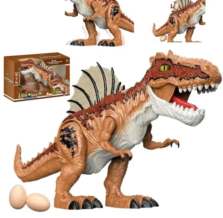 ProNice 45 Cm Népszerű Tojást Tojó T-Rex Dinoszaurusz Dínó Lépked Hangot ad Tüzet Okás Fényhatással
